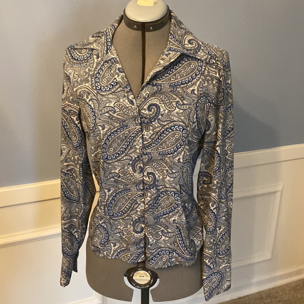 ⭐️3 for $15⭐️ B.Moss Paisley Blouse
